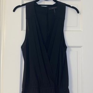 BCBGMaxAzria black romper